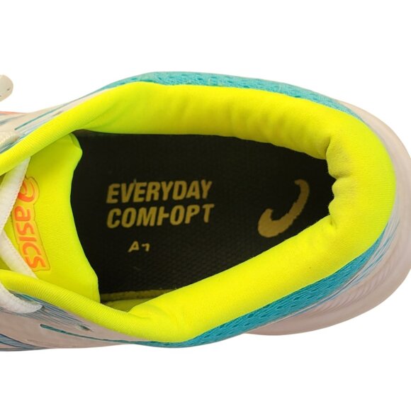 ASICS Gel-Excite 6 Women Size 9 White Blue Athletic Running Shoes Mesh Lace Up - Picture 5 of 12